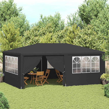 Vidaxl partytent met zijwanden professioneel 90 g m² 4x6 m antraciet