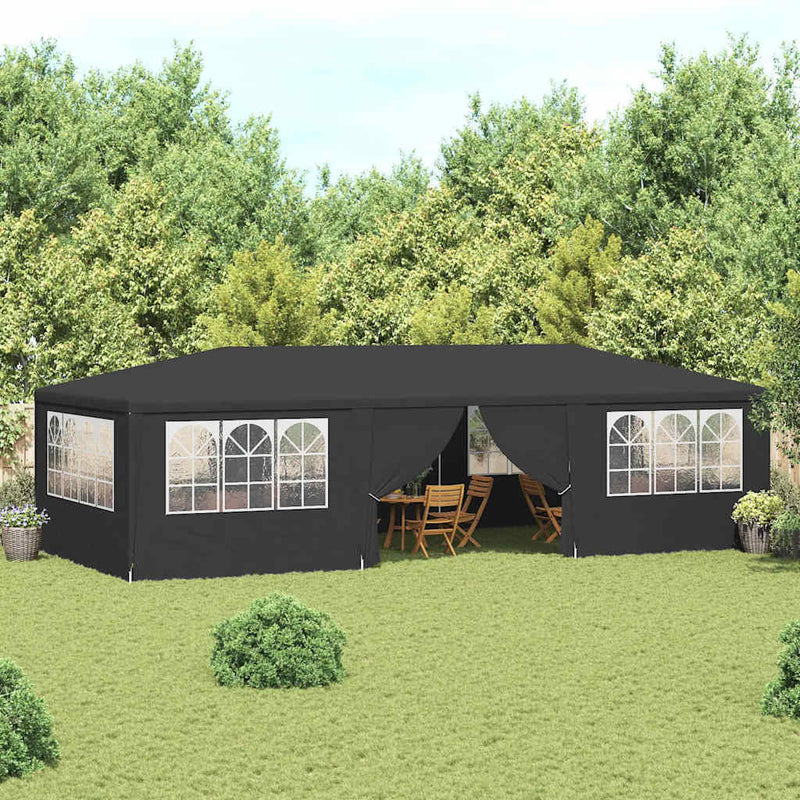 Load image into Gallery viewer, Vidaxl partytent met zijwanden professioneel 90 g m² 4x9 m antraciet

