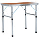 Vidaxl campingtafel inklapbaar 60x45 cm aluminium