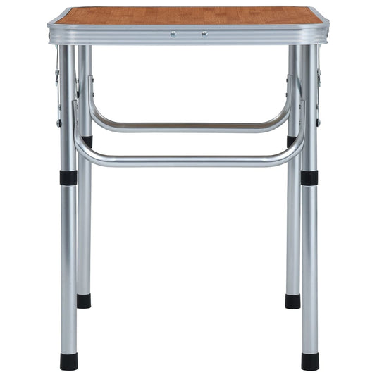 Vidaxl campingtafel inklapbaar 60x45 cm aluminium