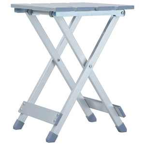 Vidaxl campingkruk 28x26x39 cm aluminium