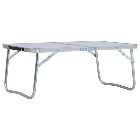 Vidaxl campingtafel inklapbaar 60x40 cm aluminium wit
