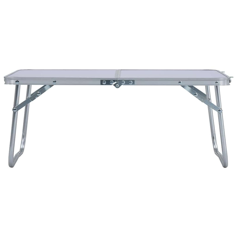 ギャラリービューアに画像をロードする, Vidaxl campingtafel inklapbaar 60x40 cm aluminium wit
