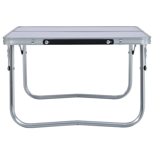 Vidaxl campingtafel inklapbaar 60x40 cm aluminium wit