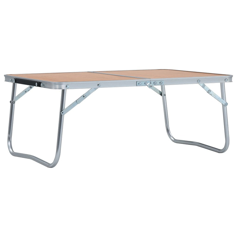 ギャラリービューアに画像をロードする, Vidaxl campingtafel inklapbaar 60x40 cm aluminium bruin
