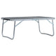 VidaXL Campingtafel inklapbaar 60x40 cm aluminium grijs