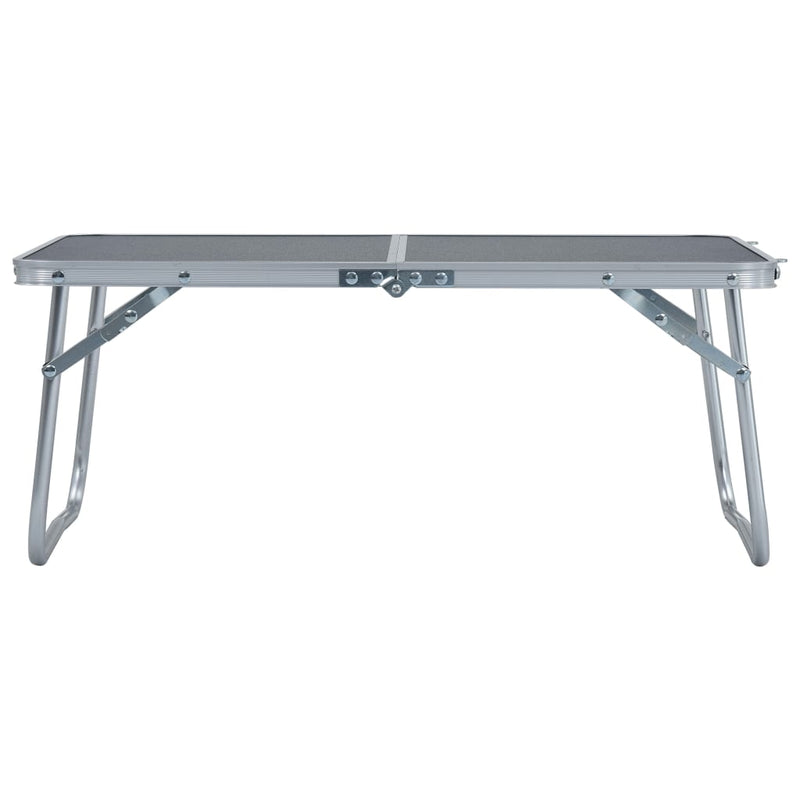 Load image into Gallery viewer, VidaXL Campingtafel inklapbaar 60x40 cm aluminium grijs
