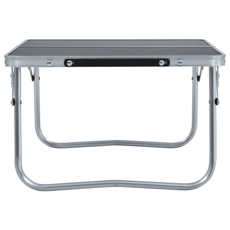 Load image into Gallery viewer, VidaXL Campingtafel inklapbaar 60x40 cm aluminium grijs
