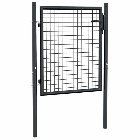 Vidaxl tuinhek van gaas gegalvaniseerd staal 100x75 cm grijs
