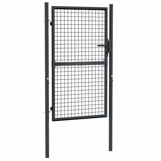 Vidaxl tuinhek van gaas gegalvaniseerd staal 100x150 cm grijs