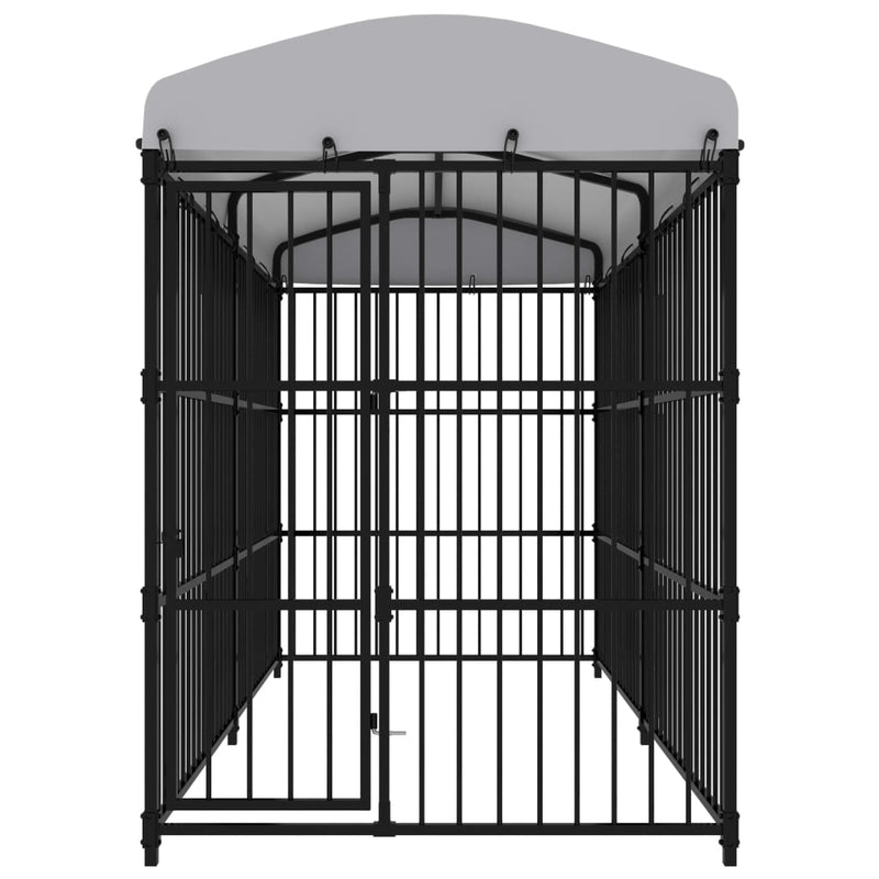 Load image into Gallery viewer, VidaXL Hondenkennel voor buiten met dak 300x150x210 cm
