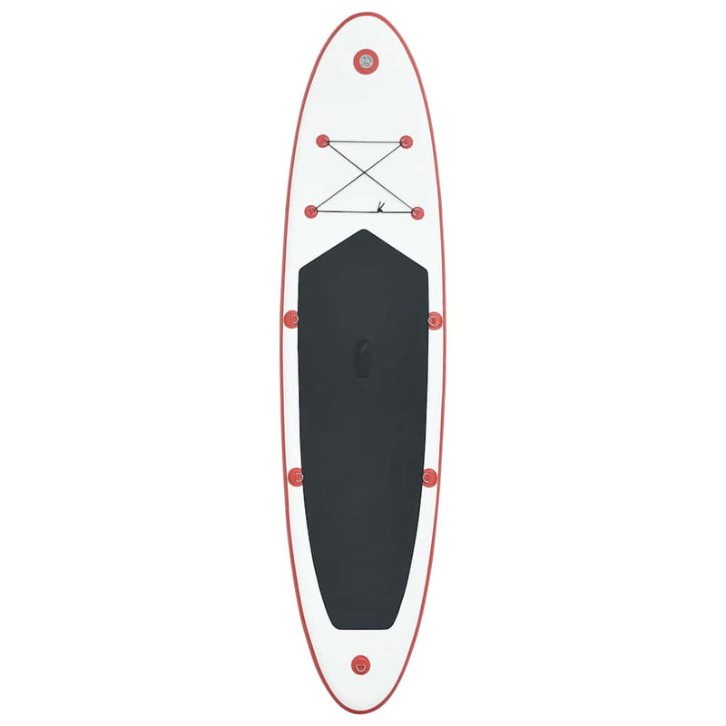 Afbeelding laden in galerijviewer, Vidaxl stand up paddleboardset opblaasbaar rood en wit
