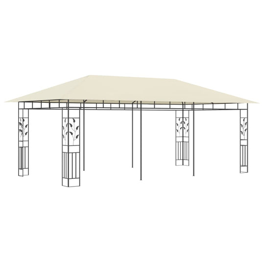 VidaXL Prieel met klamboe 6x3x2,73 m crème