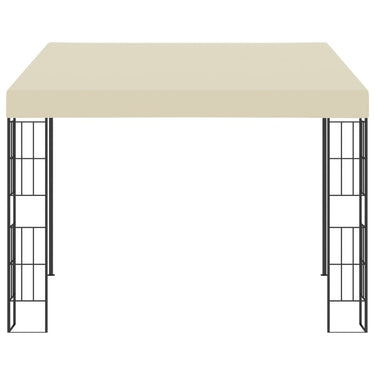 VidaXL Wandprieel 3x3 m stof crèmekleurig