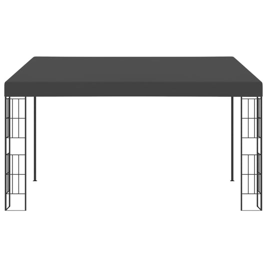 VidaXL Wandprieel 3x4 m stof antracietkleurig