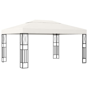 VidaXL Prieel 3x4 m stof crème