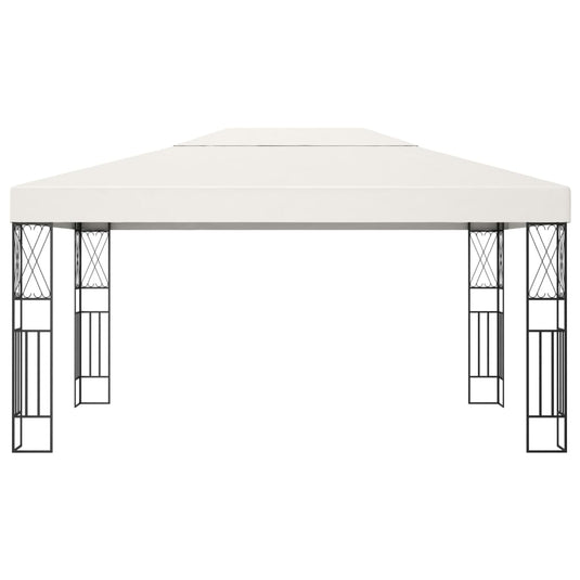 VidaXL Prieel 3x4 m stof crème