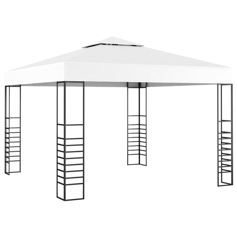Load image into Gallery viewer, Vidaxl tuinpaviljoen 3x3 m wit
