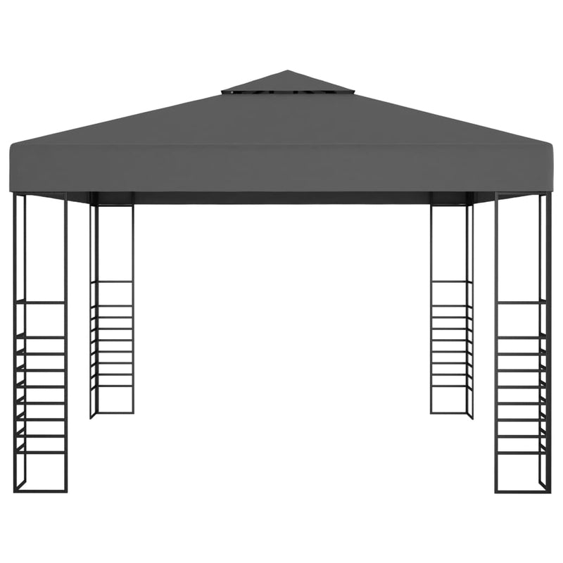 Load image into Gallery viewer, Vidaxl tuinpaviljoen 3x3 m antraciet
