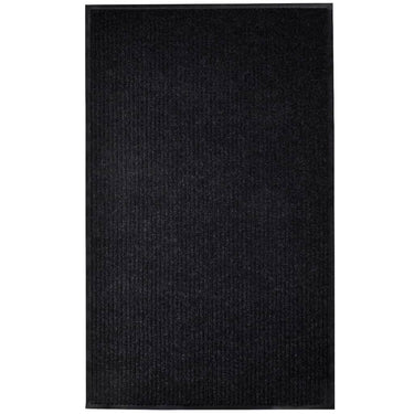 Vidaxl deurmat 117x220 cm pvc zwart