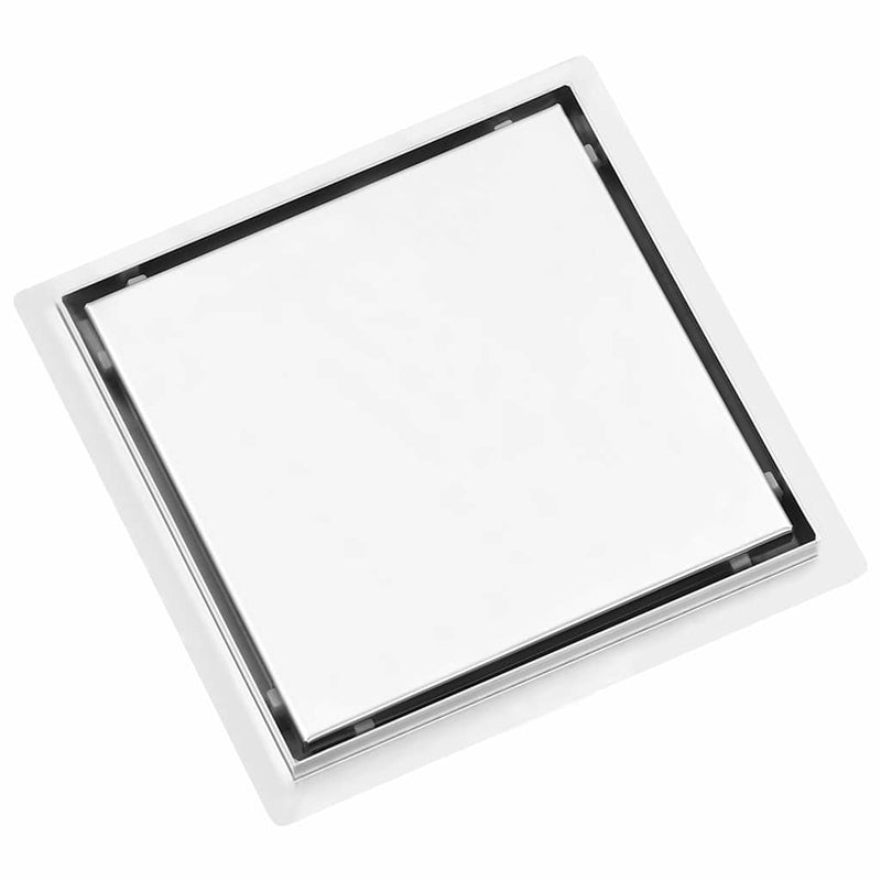 Load image into Gallery viewer, Vidaxl doucheafvoer met 2-in-1 deksels 23x23 cm roestvrij staal
