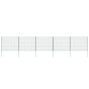 Vidaxl schuttingset 77,5x64 cm groen