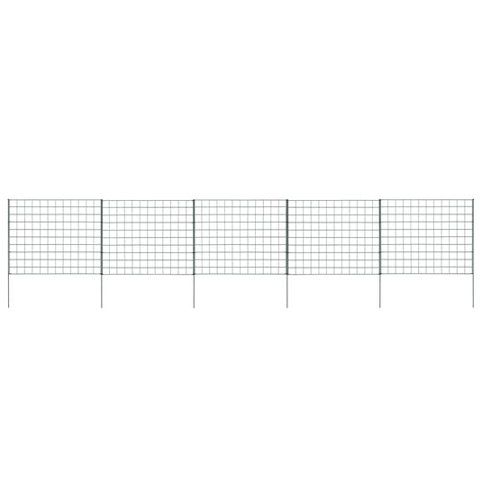 Vidaxl schuttingset 77,5x64 cm groen