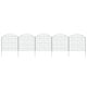 Vidaxl schuttingset gebogen 77,5x78,5 cm groen