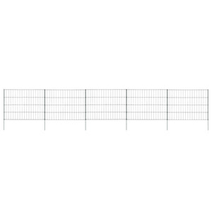 Vidaxl schuttingset 115x79 cm groen