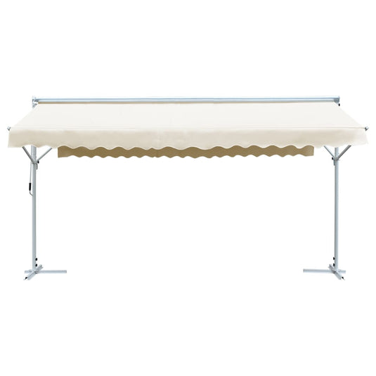VidaXL Luifel vrijstaand 600x300 cm crème