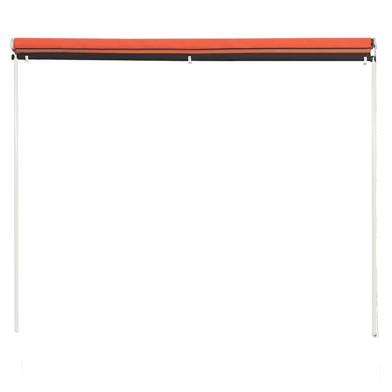 Load image into Gallery viewer, Vidaxl luifel uittrekbaar 100x150 cm oranje en bruin
