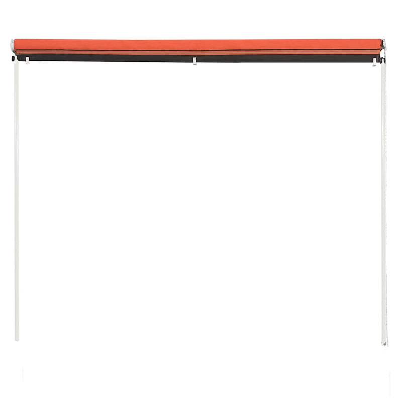 Load image into Gallery viewer, Vidaxl luifel uittrekbaar 200x150 cm oranje en bruin
