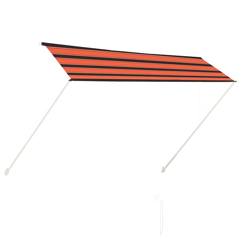 Load image into Gallery viewer, Vidaxl luifel uittrekbaar 300x150 cm oranje en bruin

