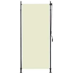 Vidaxl rolgordijn voor buiten 100x270 cm crème