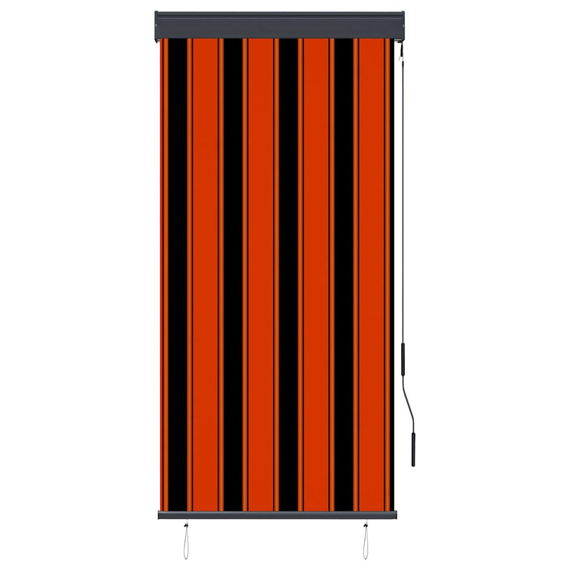 Chargez l'image dans la visionneuse de la galerie, Vidaxl rolgordijn voor buiten 80x250 cm oranje en bruin
