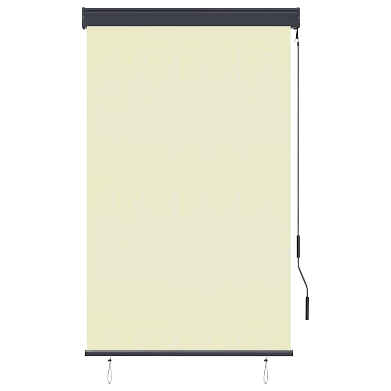 ギャラリービューアに画像をロードする, Vidaxl rolgordijn voor buiten 100x250 cm crème
