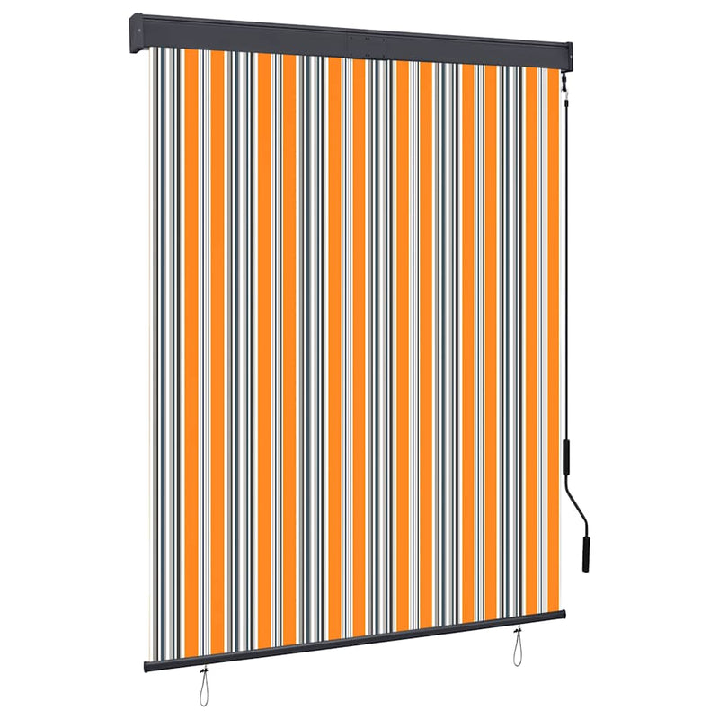 ギャラリービューアに画像をロードする, Vidaxl rolgordijn voor buiten 140x250 cm geel en blauw
