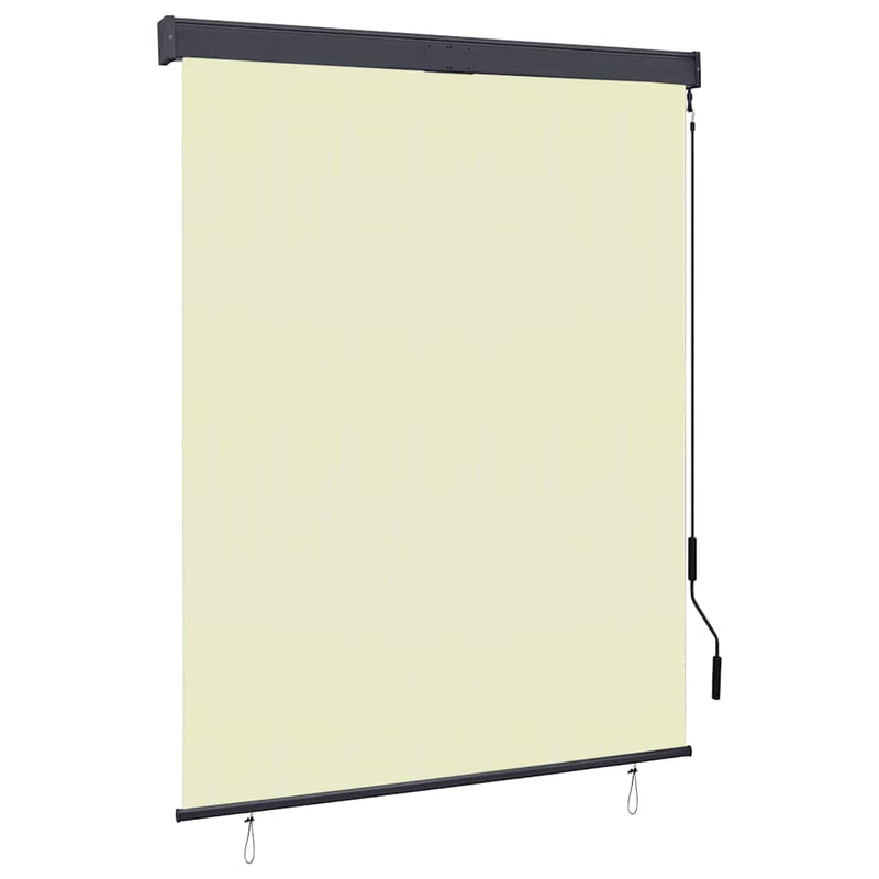 ギャラリービューアに画像をロードする, Vidaxl rolgordijn voor buiten 140x250 cm crème

