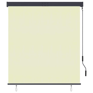 Vidaxl rolgordijn voor buiten 140x250 cm crème