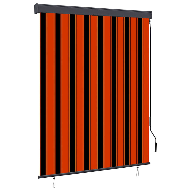 Laden Sie das Bild in Galerie -Viewer, Vidaxl rolgordijn voor buiten 140x250 cm oranje en bruin

