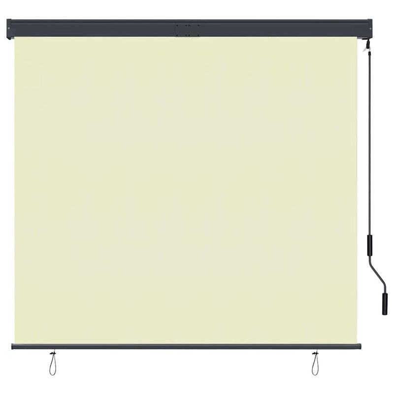 ギャラリービューアに画像をロードする, Vidaxl rolgordijn voor buiten 160x250 cm crème
