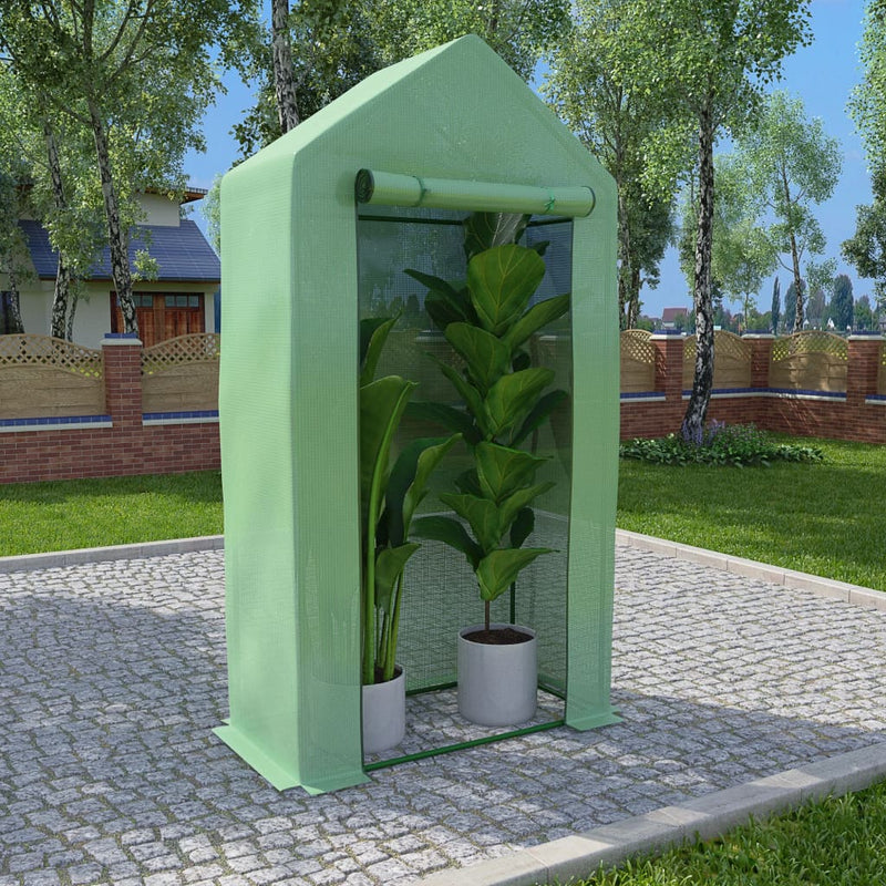 Load image into Gallery viewer, Vidaxl kas met stalen frame 0,5 m² 1x0,5x1,9 m
