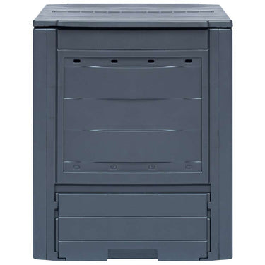 Vidaxl compostbakken 3 st 780 l 60x60x73 cm grijs