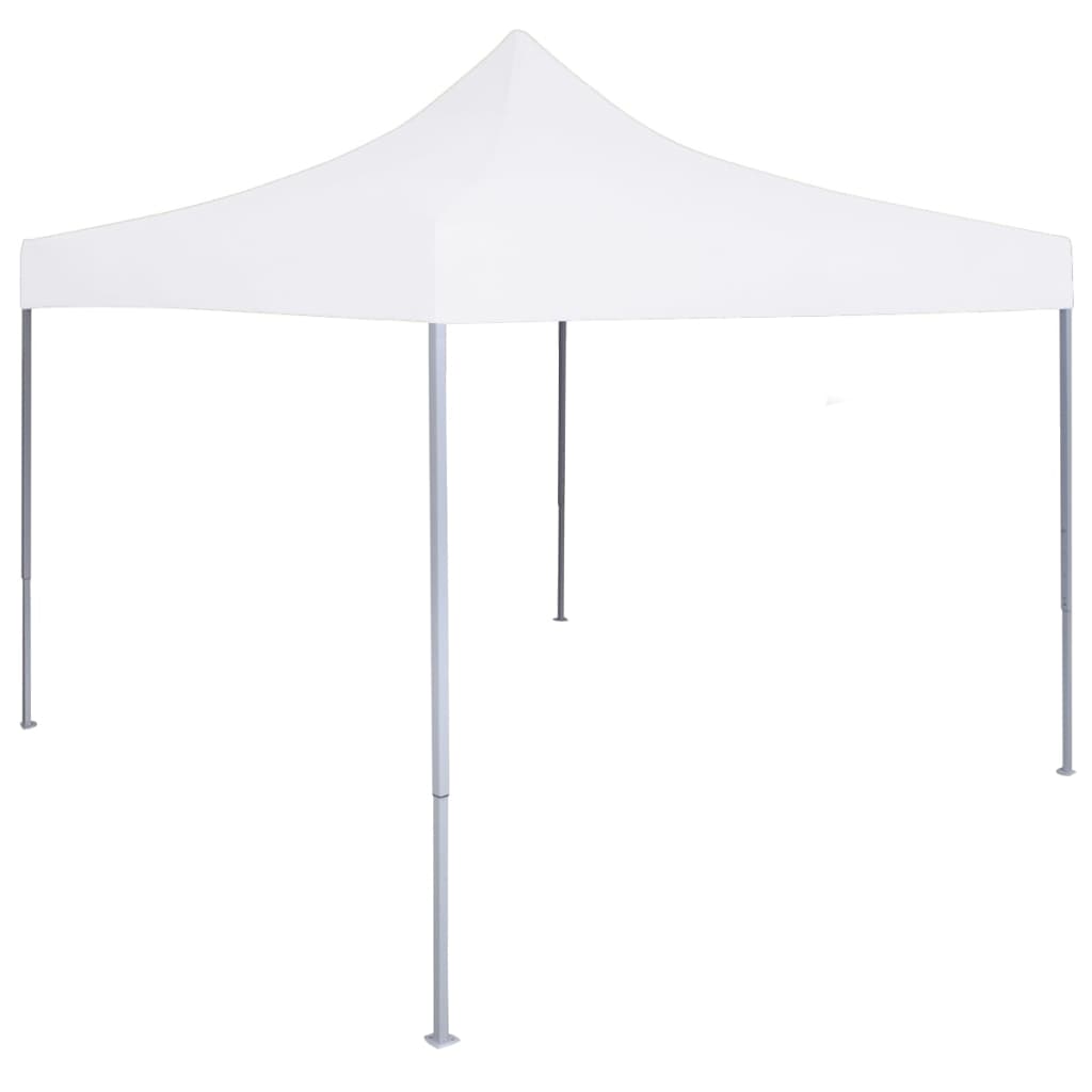 VidaXL Partytent inklapbaar 3x3 m staal wit