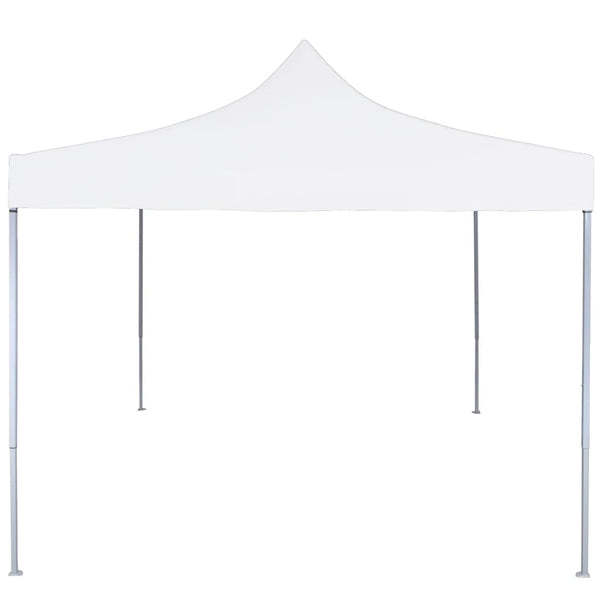 VidaXL Partytent inklapbaar 3x3 m staal wit