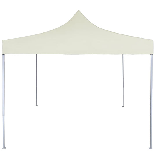 Vidaxl partytent professioneel inklapbaar 2x2 m staal crème