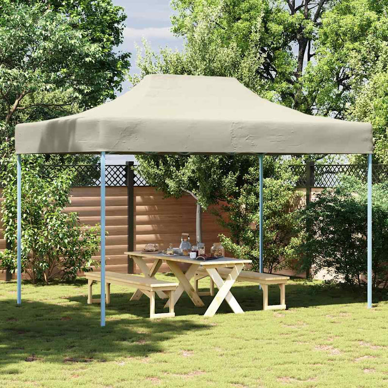 Load image into Gallery viewer, Vidaxl partytent inklapbaar 3x4 m staal crème
