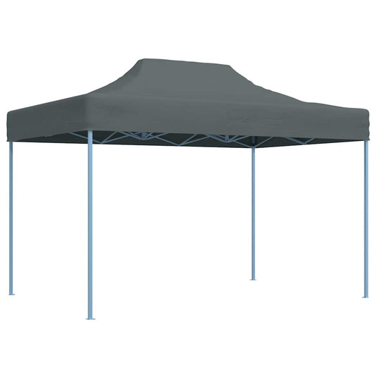 Vidaxl partytent inklapbaar 3x4 m staal antraciet