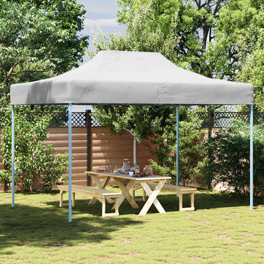 Vidaxl partytent inklapbaar 280x410x315 cm staal wit