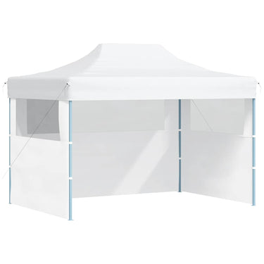 Vidaxl partytent met 3 zijwanden inklapbaar 280x410x315 cm staal wit